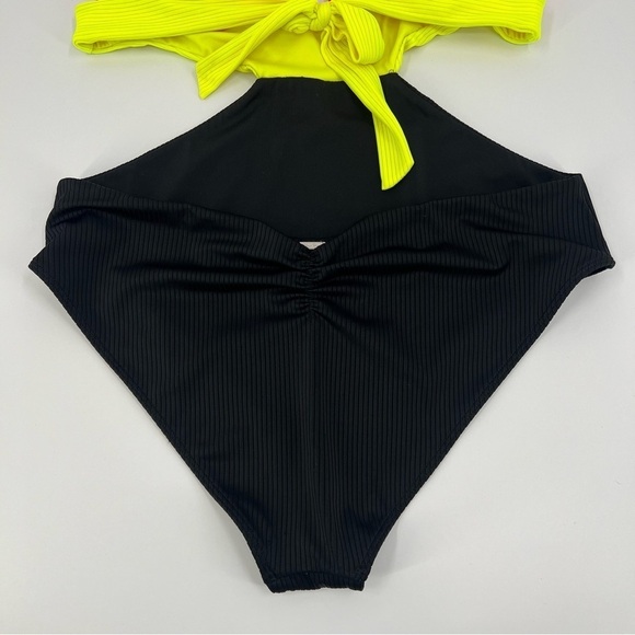 Beach Bunny Nina Full One Piece in Pink Yellow Black Size XL - Picture 9 of 13